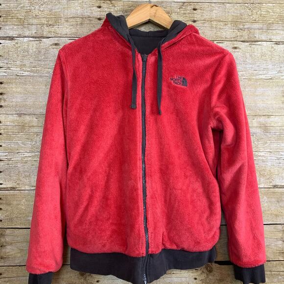 North Face Reversible Jacket w/ hood Womens Small or XS - Picture 1 of 8